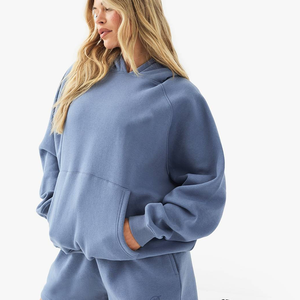 เสื้อฮู้ดดี้พิมพ์ลายตามสั่งสำหรับผู้หญิง สวมใส่สบายๆ ในฤดูหนาว เหมาะสำหรับพักผ่อนที่บ้าน ทรงหลวม พิมพ์ลาย OEM จำนวนมาก - Product Image 5