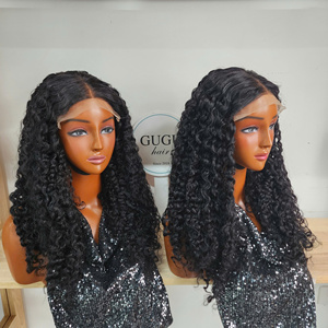 Peluca de Cabello Humano HD de 8-32 Pulgadas con Cierre de Encaje, Cabello Virgen Vietnamita Birmano de Alta Calidad, Estilo Rizado, Densidad 180%-250%, Gugu Hair - Product Image 2
