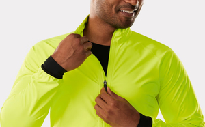 Maillot de cyclisme personnalisé jaune fluo pour homme, manches longues, fermeture éclair intégrale, respirant, pour course sur route, vêtements de sport performants - Product Image 3