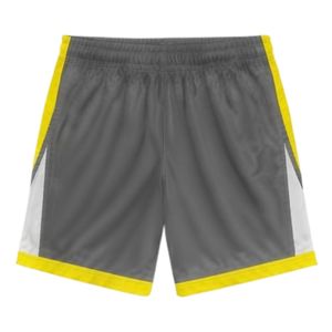 Pantalones Cortos de Lacrosse Sublimados Grises y Amarillos Unisex, Ligeros, de Poliéster, Reversibles, Uniformes Deportivos para Partidos, Ropa Deportiva de Alto Rendimiento - Product Image 2