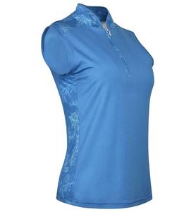 Haut décontracté sans manches pour femme en nylon noir uni extensible et respirant, 180g, tissé, teint uni, style athlétique - Product Image 1