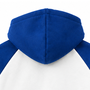 Sweat-shirt à capuche universitaire bleu roi personnalisé pour fraternité, sororité, Zeta, Kappa, en coton épais, OEM ODM - Product Image 4