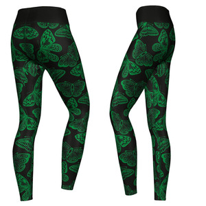 Leggings Deportivos Anti-Encogimiento para Mujer, Sublimados, al por Mayor, con Estampado Personalizado, Leggings Cómodos con Bolsillos, Tela Suave de Poliéster y Spandex - Product Image 6