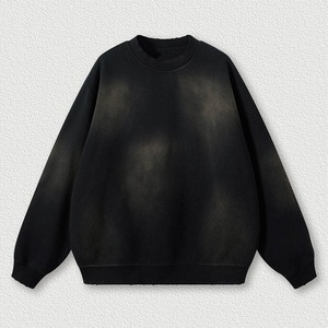 เสื้อฮู้ดซิปแบบสวมหัวทรงหลวม ยูนิเซ็กซ์ สำหรับฤดูใบไม้ร่วง ผ้าคอตตอน 100% หนานุ่ม ซักย้อมสีแบบแอซิดวอช  พร้อมปักโลโก้ตามสั่ง คุณภาพสูง - Product Image 5