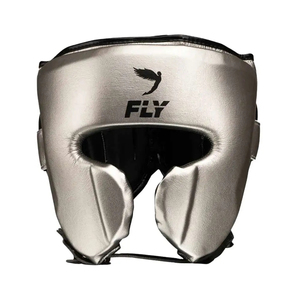 Protège-tête de boxe professionnel de qualité supérieure en PU argenté, protection intégrale du visage, équipement d'entraînement unisexe - Product Image 5