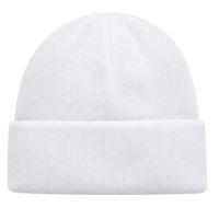 Bonnet blanc personnalisé SGRho pour femme, brodé du logo Sigma Gamma Rho, bonnet d'hiver chaud en tricot à revers, couvre-chef de sororité grecque
