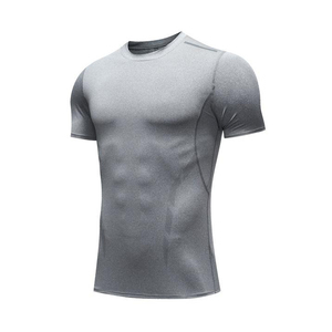 Camisetas de Compresión para Hombre de Alta Calidad, Impresas, Transpirables, Antibacterianas, de Spandex/Poliéster, para Entrenamiento al Aire Libre, Gimnasio, Personalizables - Product Image 5