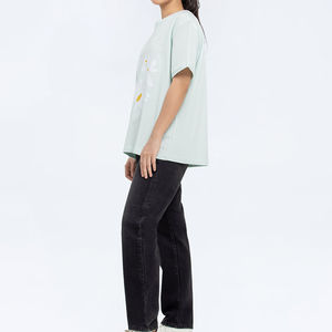 Vêtements en gros, impression personnalisée de t-shirts, design de t-shirts pour femmes, t-shirts unis pour femmes, t-shirts pour femmes de haute qualité - Product Image 3