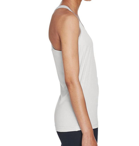 เสื้อกล้ามออกกำลังกายแบบกำหนดเองพร้อมโลโก้ที่ดีที่สุดสำหรับผู้หญิง ผู้ชาย และเด็ก - เสื้อกล้ามสไตล์สปอร์ตสีน้ำเงินแบบกำหนดเอง มีจำหน่ายในราคาขายส่ง - Product Image 5