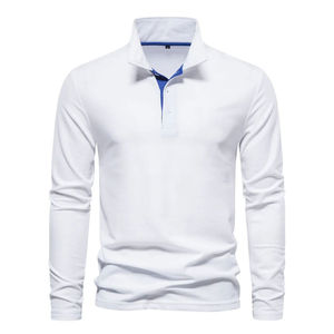 Camisas de Algodón de Manga Larga con Estampado Tejido Casual para Hombre, Nuevo Modelo 2025, Corte Ajustado, Transpirable, Antiarrugas, Estilo Urbano, Personalizado - Product Image 6