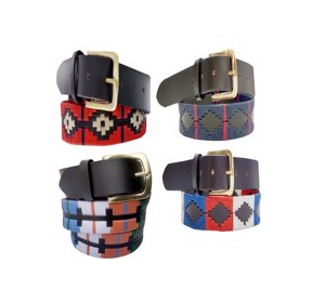 Ceinture Polo en Cuir Véritable avec Logo Personnalisé, Ceinture Gaucho en Cuir Véritable Cousue à la Main pour Hommes, Fournisseur en Gros OEM Sacs et Étuis LPB-0048 - Product Image 6