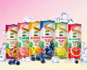Boîte en aluminium personnalisée avec logo, 250 ml, jus de fruits 100 % avec pulpe, boisson NFC en canette pleine, fabricant Vietnam, échantillon gratuit - Product Image 6