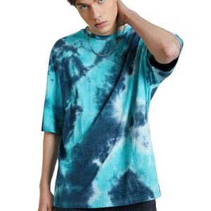 Haute qualité unisexe Sport cravate teinture t-shirt personnalisé col rond à manches courtes couleur unie Sublimation graphique hommes taille - Product Image 2
