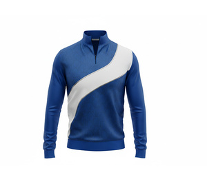 Wholesale Sublimation Quarter Zip <b>Jacket</b> Manufacturer <b>Men</b> Women Youth Sportswear Quick Dry Team <b>Pullover</b> - Product Image 1