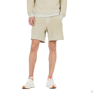 Shorts de sport en molleton pour hommes, qualité supérieure, avec logo personnalisé, bords bruts, pour la course, le fitness et la gym, par un fabricant OEM - Product Image 2