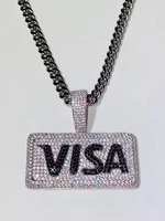 Pendentif Hip Hop en Or Blanc Plaqué Or Premium avec Diamants et Finition Argentée pour Hommes et Femmes