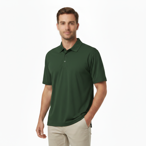 100% Cotton Mens <b>Plain</b> Polo Shirt Top With Double Pen Pockets Button Down Sunglasses <b>Ring</b> T Shirt Casual Wear Polo Top - Product Image 6