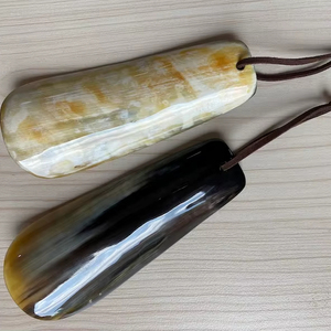 Calzador de Cuerno de Búfalo Ecológico de la Mejor Calidad, Hecho a Mano con Diseño Natural, Fácil de Usar, Tamaño Personalizado, Logotipo Personalizado Disponible - Product Image 1