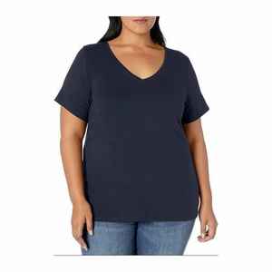 เสื้อยืดคอวี แขนสั้น ผู้หญิง คุณภาพพรีเมียม ระบายอากาศได้ดี ปรับแต่งได้ ไซส์ใหญ่ สไตล์ลำลอง เป็นมิตรกับสิ่งแวดล้อม สำหรับฤดูร้อน รับผลิตแบบ OEM - Product Image 5