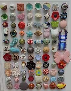 Black Ceramic <b>Door</b> <b>Knobs</b> Kitchen Hand Painted Floral Antique Usage Home Dresser <b>Door</b> Cabinet Handmade <b>Decorative</b> Turquoise - Product Image 6