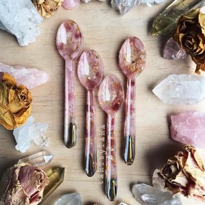 Cuchara Decorativa de Resina Epoxi con Acabado de Mármol, Cuchara para Servir de Resina Artesanal, Cuchara para Helado de Resina - Product Image 1