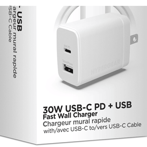 Caricatore da Muro Dual PD 30W con USB-C a USB-C ad Alta Potenza, Categoria Prodotti: Caricatori e Adattatori - Product Image 2