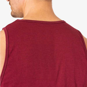 Camiseta sin mangas de diseño moderno, color sólido, corte holgado para la moda urbana diaria, camisetas sin mangas para hombre - Product Image 4
