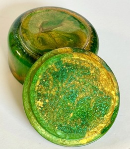 Caja de Resina Floral Personalizada Premium, Caja de Joyería Decorativa Hecha a Mano, Organizador de Almacenamiento de Joyas, Pequeño Regalo de Joyería de Resina - Product Image 2