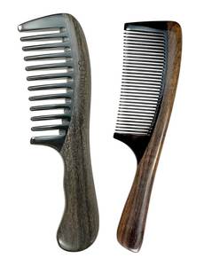 Peine de Cuerno de Búfalo de Media Pieza, Pulido, Antiguo, Duradero, Artesanal, Ecológico - Product Image 4