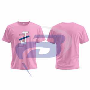 Camiseta con cuello en contraste rosa estampada de la hermandad Jack And Jill Of America, 100% algodón, estilo urbano, camiseta de la hermandad JAJOA - Product Image 3