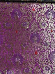 Tela jacquard de brocado floral intrincado, tela jacquard de brocado floral con diseño paisley - Product Image 1