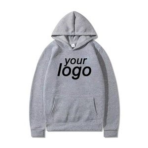 <b>Men's</b> 100 Cotton Thick French Style Fleece-lined Thickened High Quality Blank Oversized Street Style Custom logo <b>Pullover</b> Hoodie - Product Image 6
