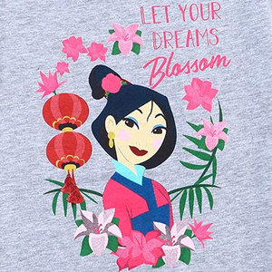 T-shirt à manches courtes col rond pour enfants, adultes et femmes, motif imprimé personnalisé, gris chiné - Product Image 3