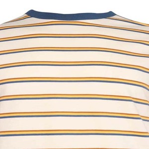 T-shirts rayés personnalisés en gros avec logo, t-shirts vierges pour hommes, t-shirts unisexes 100% coton pour impression personnalisée - Product Image 5