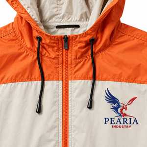 <b>Men</b> Adults Vintage Solid Soft Shell <b>Waterproof</b> Windbreaker Embroidered Zip Hooded Lightweight Short <b>Suits</b> All Seasons Outdoor - Product Image 6