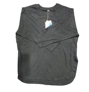 Camiseta de Manga Larga Extra Grande de Algodón de Punto con Cuello Redondo Premium Personalizada para Mujer - Product Image 4