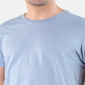 เสื้อยืดคอกลมโอเวอร์ไซส์ผ้าคอตตอนหนา 100% สำหรับผู้ชาย คอหนา  โลโก้ด้านหน้า  ผ้าคอร์ดูรอย  เป็นมิตรกับสิ่งแวดล้อม สไตล์ลำลอง - Product Image 6