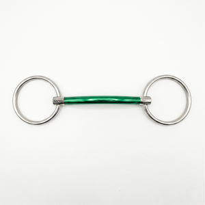 Bocado de Anillas Sueltas de Acero Inoxidable de Alto Rendimiento, Cómodo para Uso Profesional Ecuestre, Nuevo - Product Image 1