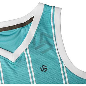 New Design Pakistan Casual Plus Size Sleeveless Basketball Jersey-Moisture-Wicking Breathable Summer 100% <b>Polyester</b> Low Price - Product Image 6