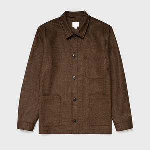 Nouvelle veste universitaire décontractée d'hiver pour hommes, en toile douce respirante, à séchage rapide, à double boutonnage, de haute qualité, personnalisable - Product Image 1
