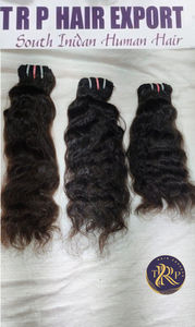 Extensiones de cabello humano Remy ondulado Natural de templo indio Virgen sin procesar de origen indio de alta calidad 100% venta por proveedor - Product Image 6
