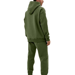 Conjunto deportivo para hombre de primera calidad, tela de algodón transpirable, pantalones jogger de corte ajustado, cintura elástica, ropa deportiva informal ligera. - Product Image 4