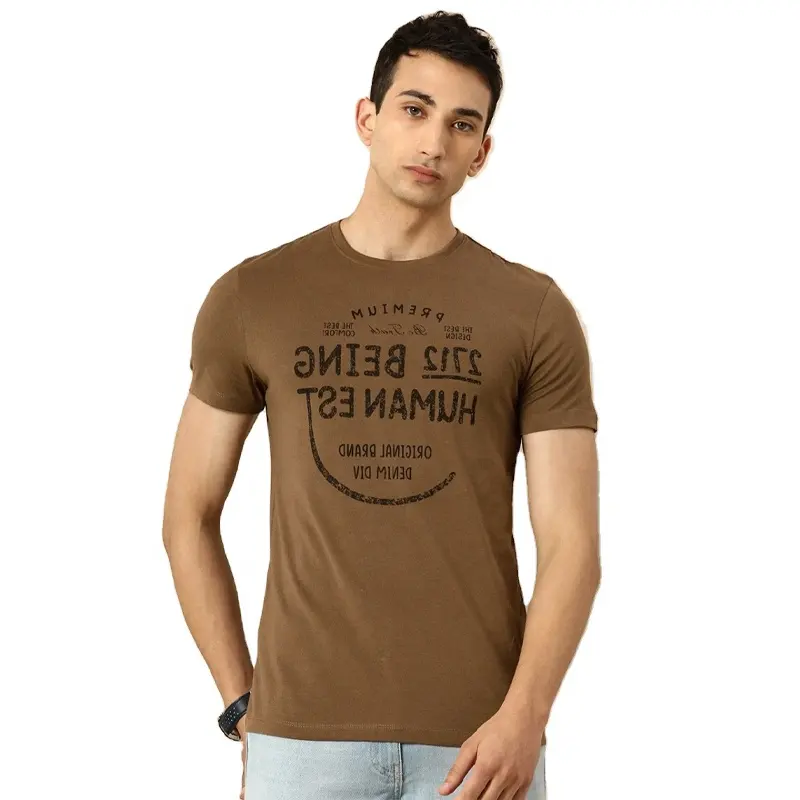 Good quality Well-designed mens t-shirt 100% cotton man t-shirt Business men's clothing