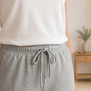 Ensemble de vêtements de détente pour femmes, en coton et polyester, tricoté, respirant et confortable, pyjamas pour femmes, vêtements pour femmes - Product Image 4