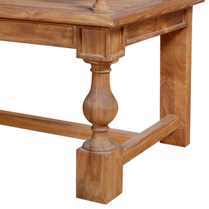 Solid Teak Wood <b>Bench</b> with Backrest and Armrests Classic Wooden <b>Bench</b> for <b>Indoor</b> Outdoor Furniture - Product Image 5