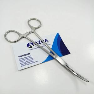 Pinza Hemostática Curva Profesional de Acero Inoxidable con Bloqueo para Perforaciones Corporales - Product Image 4