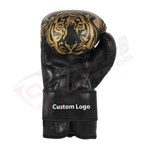 <b>Gloves</b> Kids Adults Sparring Kickboxing High Quality <b>Black</b>-Gold Animals-Printed Winter Season Professional Leather Boxing <b>Gloves</b> - Product Image 3