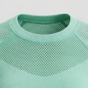 Ensemble de yoga pour femmes, vêtements de sport respirants pour la gym, tenue de fitness, vêtements de sport athlétiques, hauts de sport pour la course à pied - Product Image 4