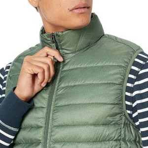 Chaleco de Plumón Ligero Premium para Hombre, Resistente al Agua, Fácil de Guardar, Chaleco Acolchado, Perfecto para Viajes y Actividades al Aire Libre, Material de Poliéster - Product Image 5