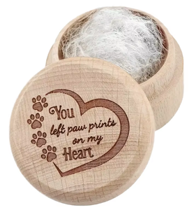 Handcrafted Rosewood Heart-Shaped Wooden Urn Personalized Pet <b>Ashes</b> Cremation <b>Box</b> with Carving Home Animal Theme Decor - Product Image 1